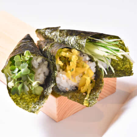 板前手巻き寿司 ベジタリアン3本セット｜新宿で寿司のテイクアウト・デリバリーなら東京寿司 ITAMAE SUSHI 新宿東宝ビル店